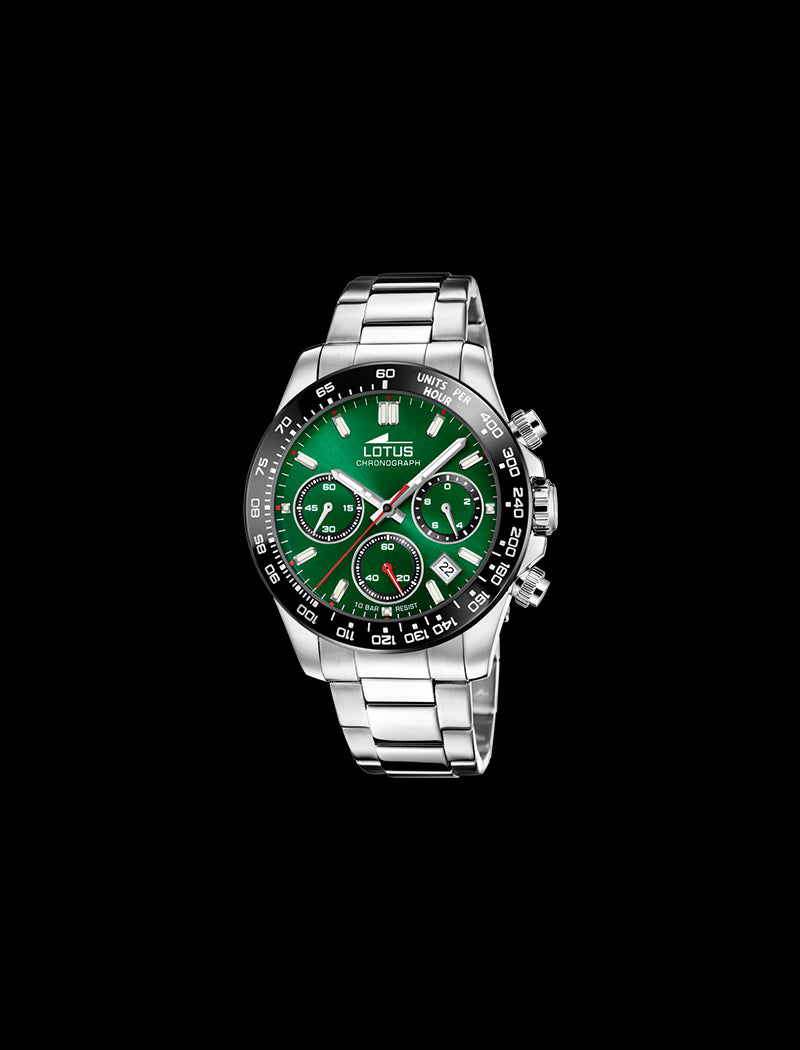 MONTRE HOMME LOTUS FREEDOM AVEC CADRAN VERT