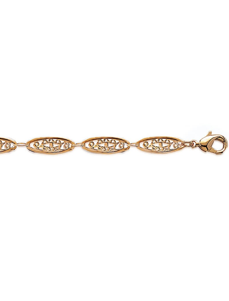 BRACELET Plaqué or - 18 CM