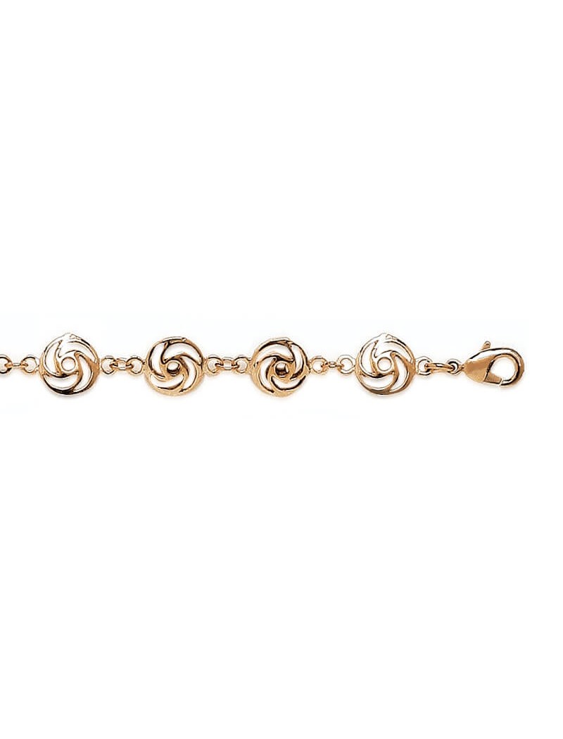 BRACELET Plaqué or - 19 CM