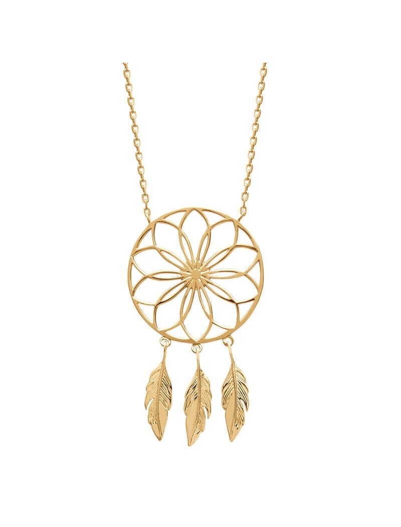 COLLIER Plaqué or - 40+2+3 - ATTRAPE REVES