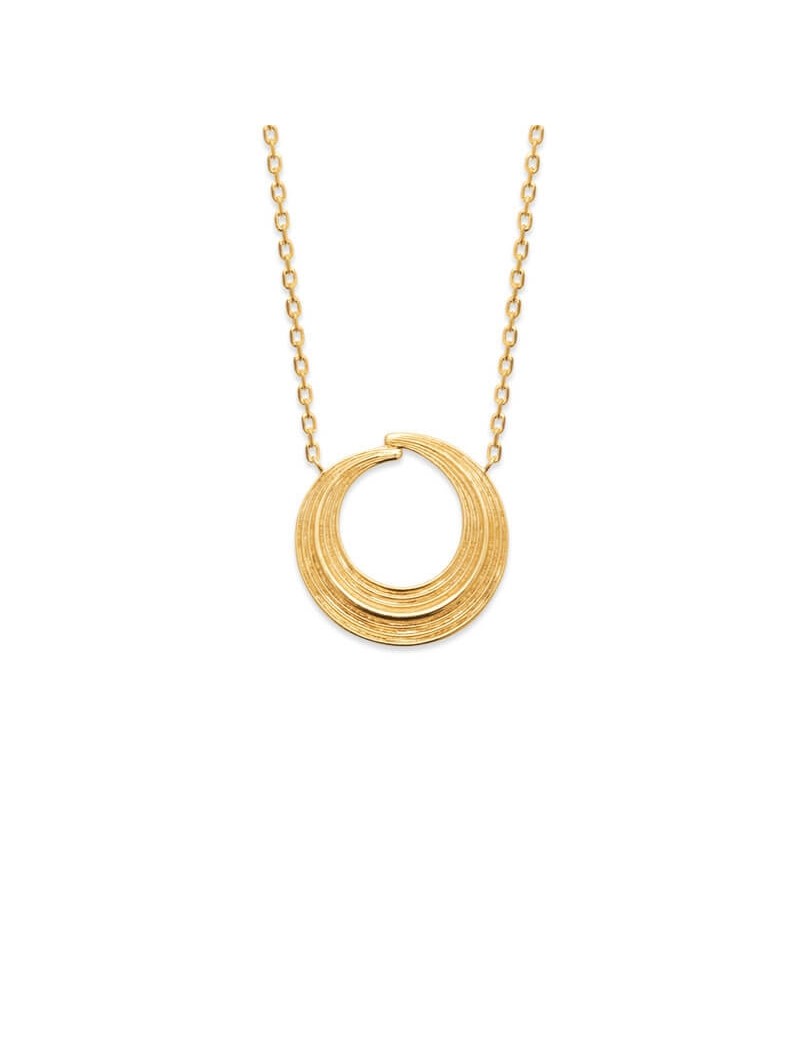 COLLIER Plaqué or - 40+2+3 - ROND
