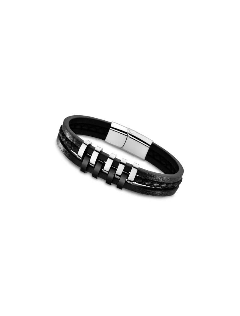 BRACELET STYLE LOTUS ACIER INOXYDABLE L, HOMME