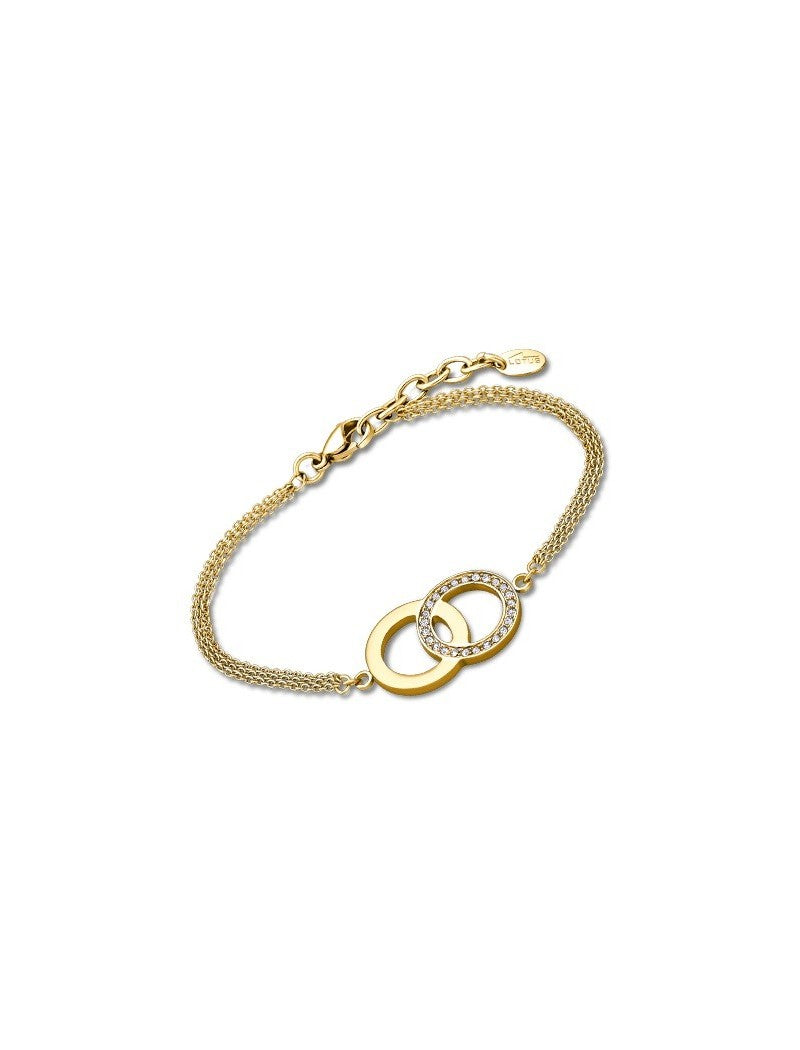 BRACELET STYLE LOTUS ACIER, FEMME