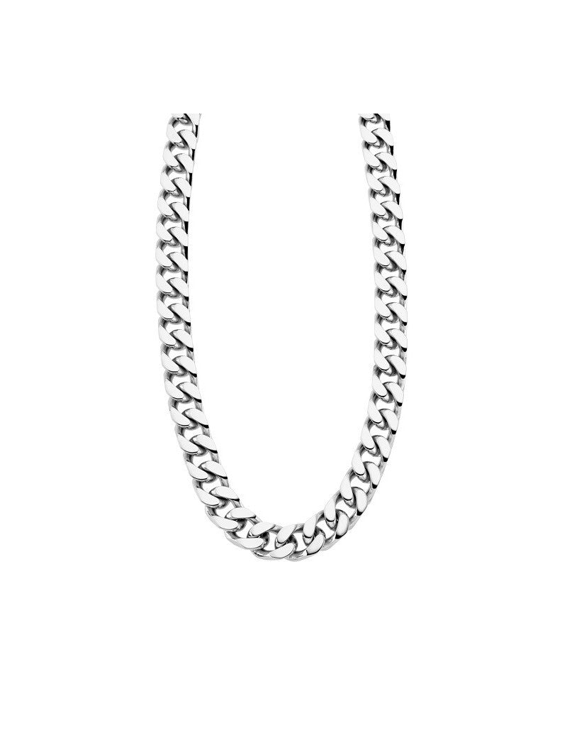 COLLIER CHAÎNE STYLE LOTUS ACIER INOXYDABLE L, HOMME