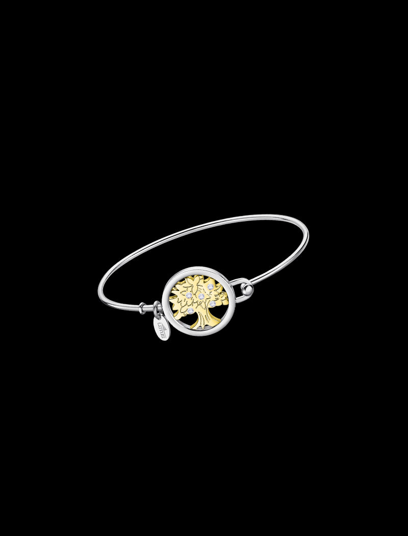 BRACELET MILLENIAL STYLE LOTUS ACIER, FEMME