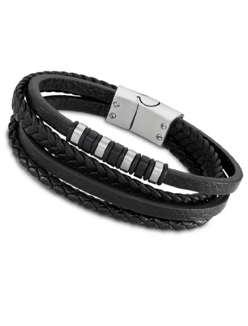 BRACELET STYLE LOTUS ACIER INOXYDABLE L, HOMME