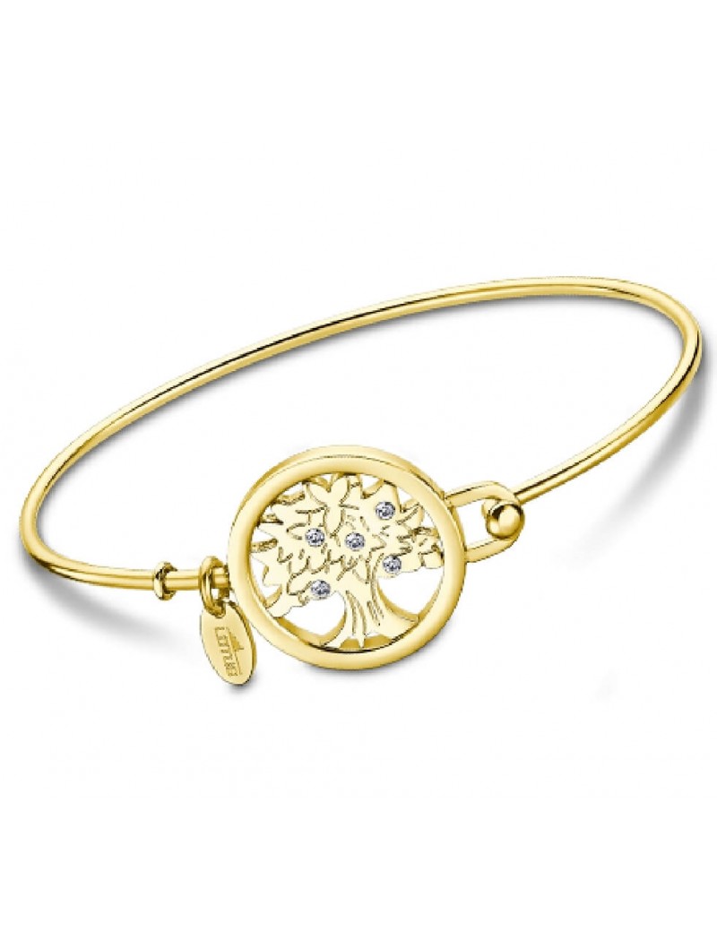 BRACELET ARBRE DE VIE MILLÉNAIRE STYLE LOTUS ACIER, FEMME