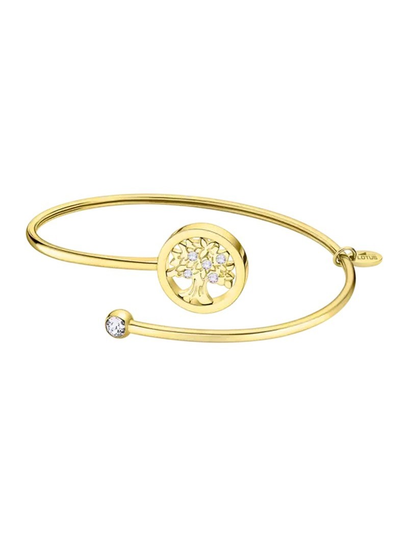 BRACELET STYLE LOTUS ACIER INOXYDABLE L, FEMME