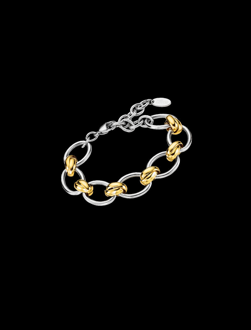 BRACELET LOTUS STYLE URBAN WOMAN ACIER INOXYDABLE, FEMME