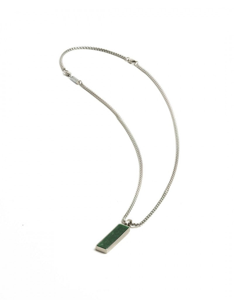 COLLIER GEMINI - ACIER - 45+10 CM
