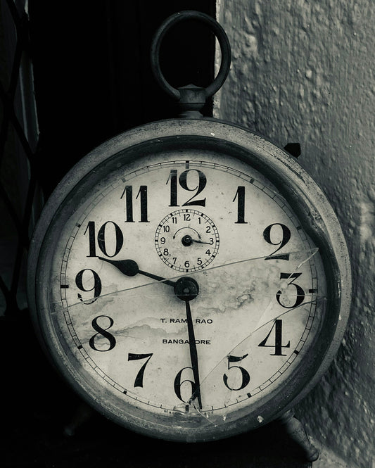 a clock on a wall