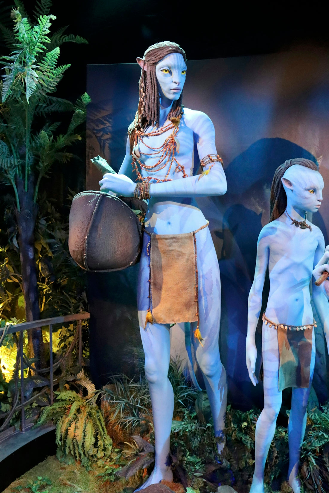 a statue of a person and a child