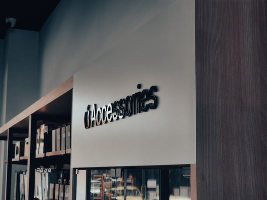 a sign on the side of a book store