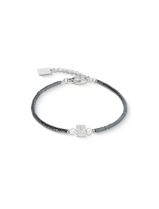 Bracelet Perle d'eau douce Hématite