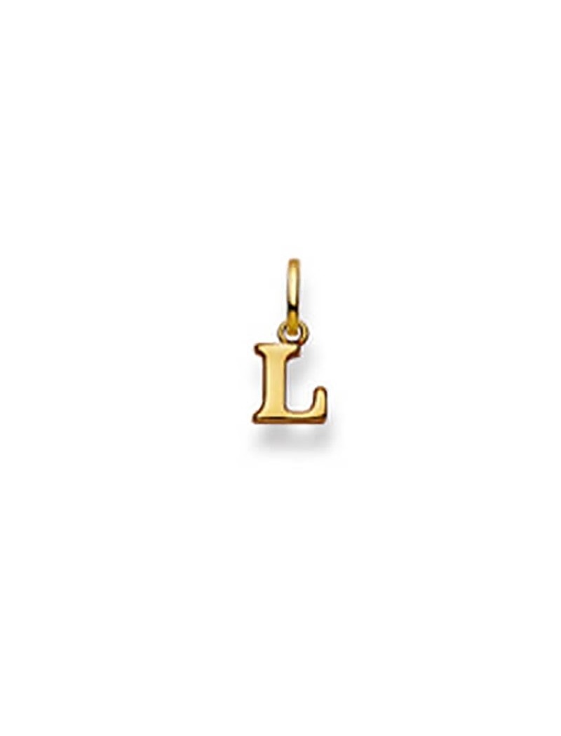 Pendentif Lettre L Or 18 carats