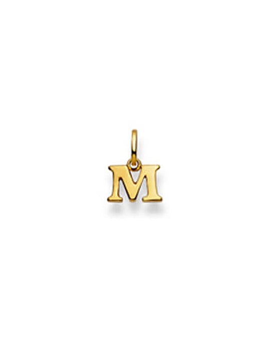 Pendentif Lettre M Or 18 carats