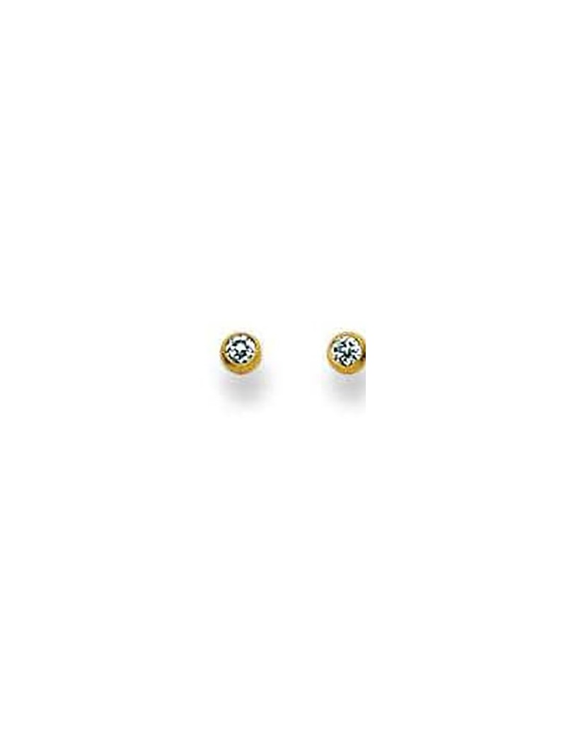 Clous d'oreilles or 18 carats