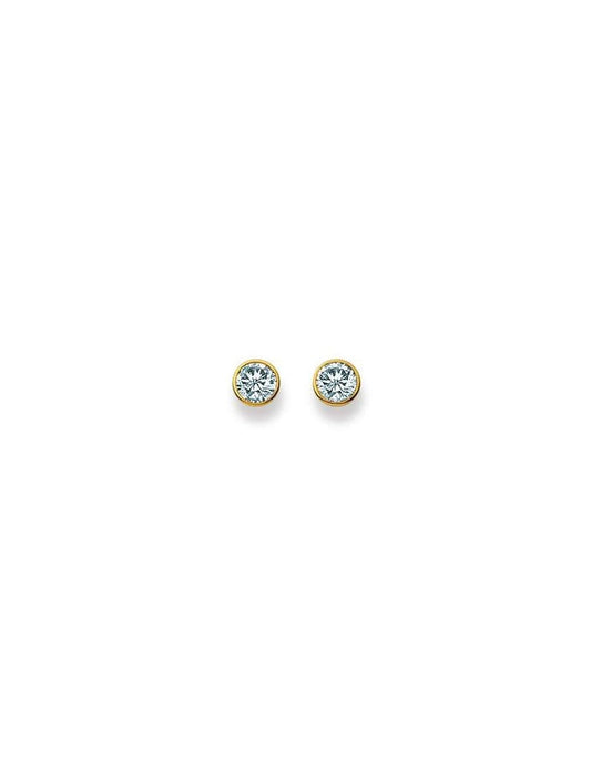 Clous d'oreilles or 18 carats