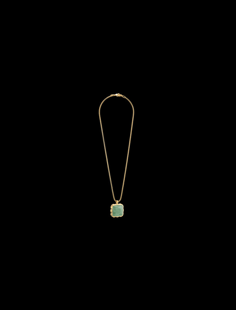 Collier vert-or