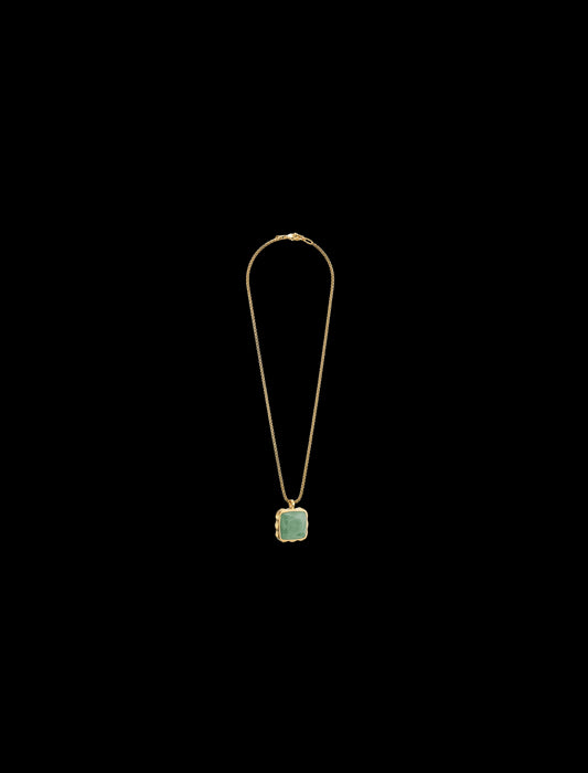 Collier vert-or
