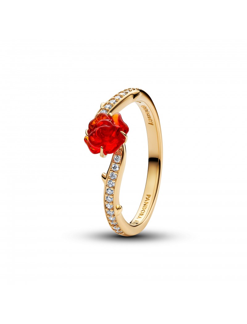 Bague Rose Enchantée Disney La Belle et la Bête