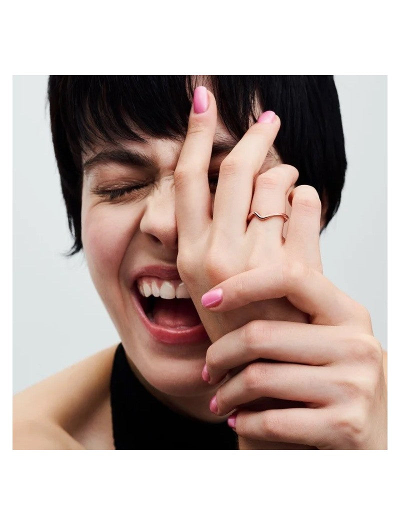 Mélange de métaux unique plaqué or rose