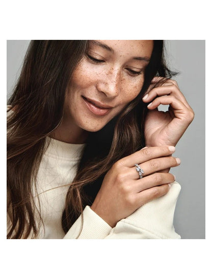 Argent sterling Zircon cubique Transparent