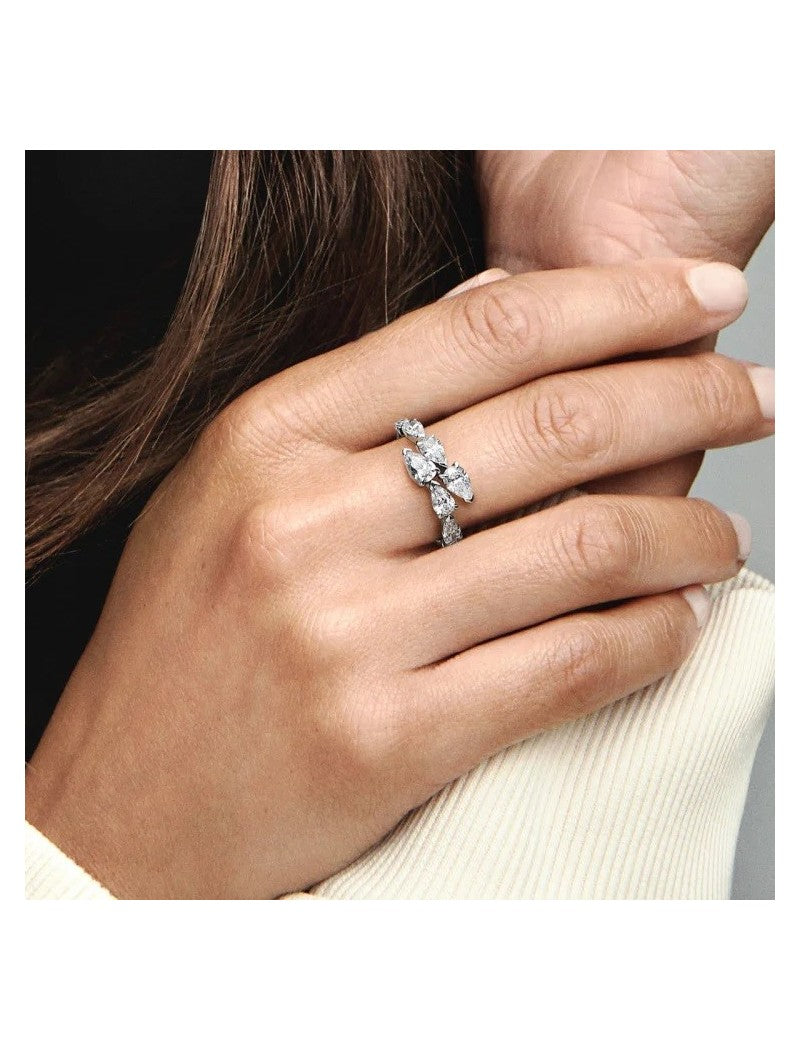 Argent sterling Zircon cubique Transparent