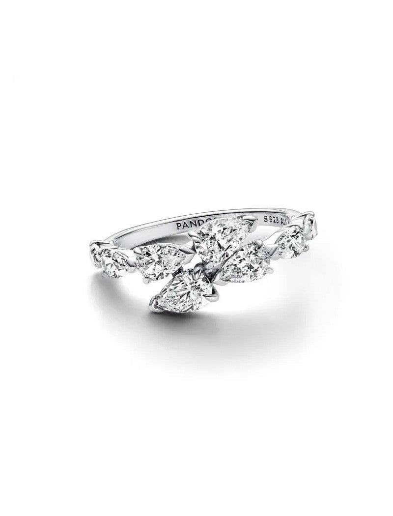 Argent sterling Zircon cubique Transparent