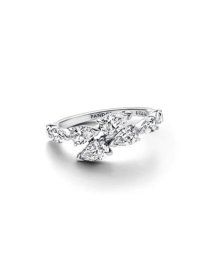 Argent sterling Zircon cubique Transparent