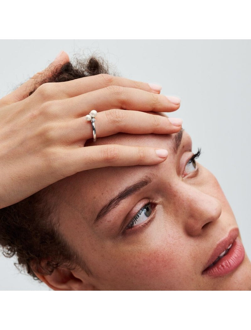 Argent 925/1000 Pierres mélangées Blanc