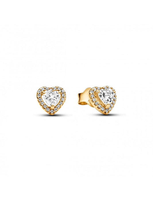 Mélange de métaux unique plaqué or Zircone Cubique Transparent