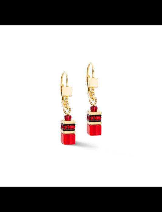BOUCLES D'OREILLES COEUR DE LION