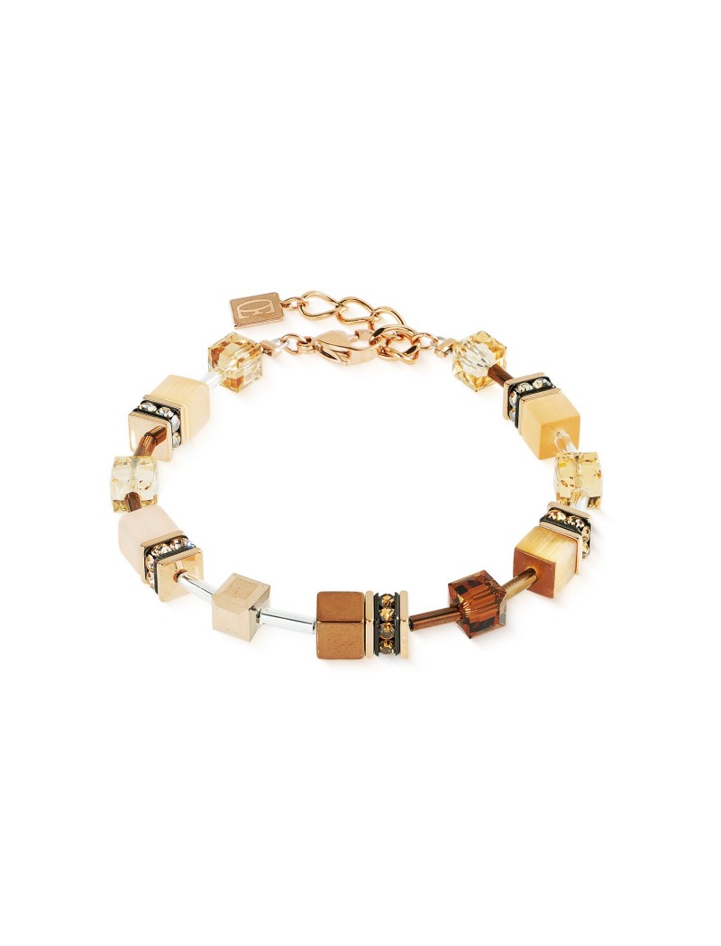 Collier été - Cristal Swarowski -  ambre, champagne et beige