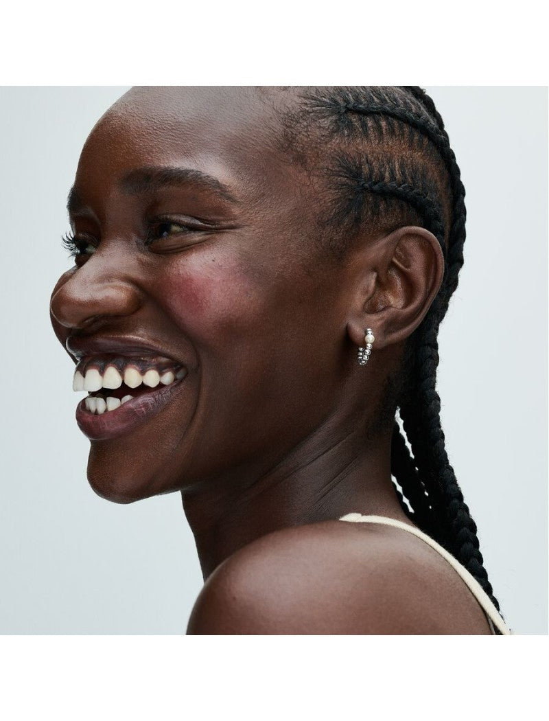 Argent 925/1000 Perle de culture d'eau douce traitée Blanc