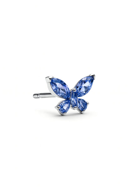 Boucles d'oreilles à tige papillon