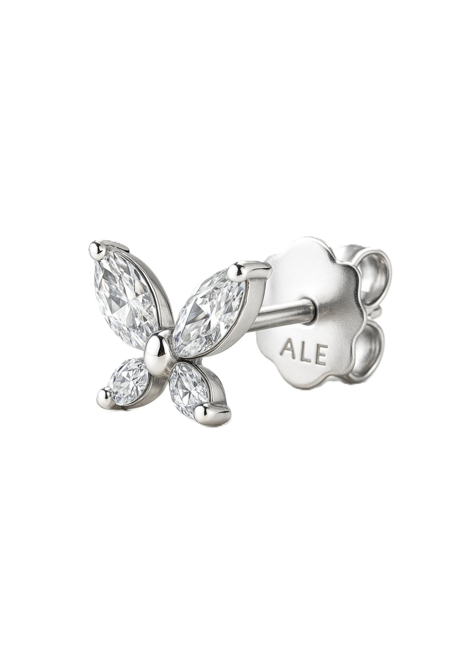 Boucles d'oreilles à tige papillon