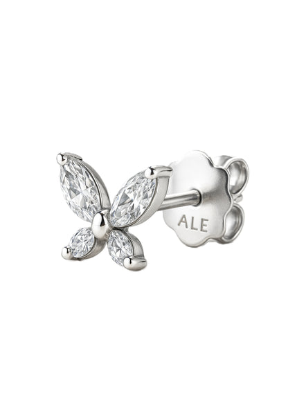 Boucles d'oreilles à tige papillon