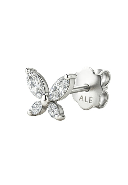 Boucles d'oreilles à tige papillon