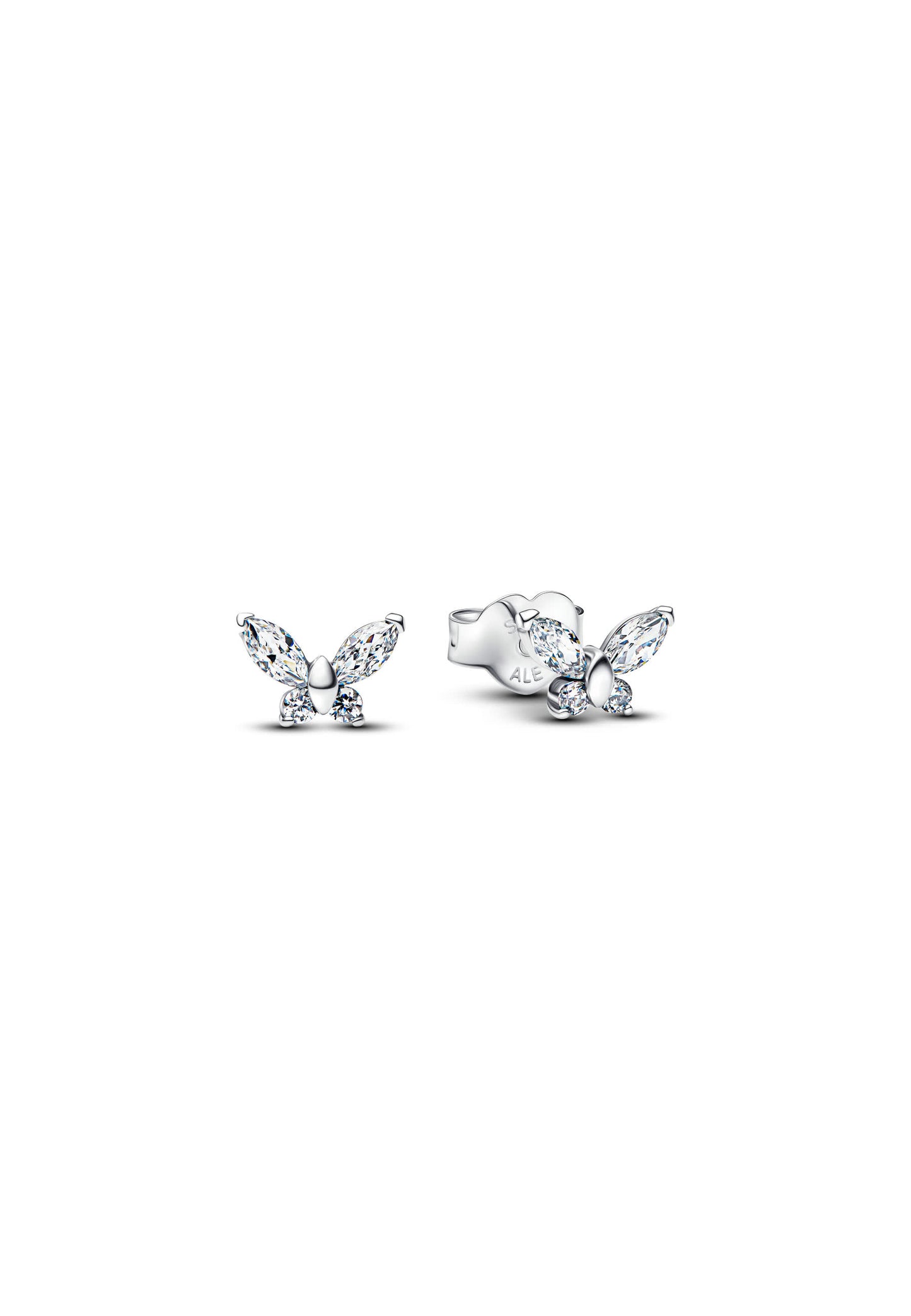 Boucles d'oreilles à tige papillon