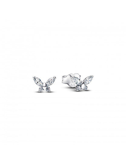 Boucles d'oreilles à tige papillon