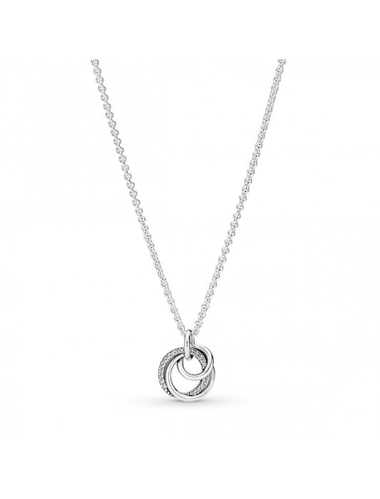 Collier pendentif famille toujours encerclé