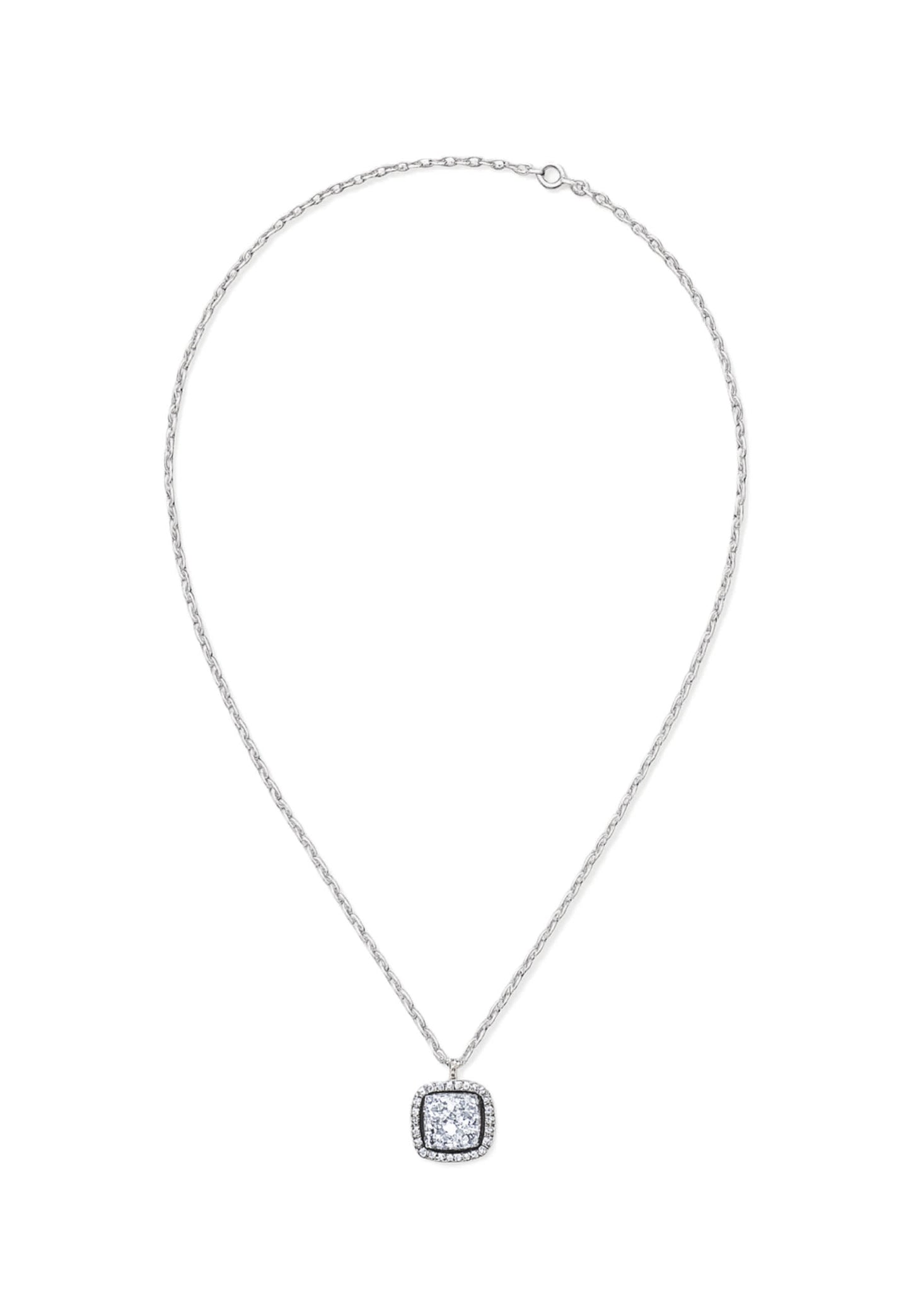 Collier avec pendentif Halo