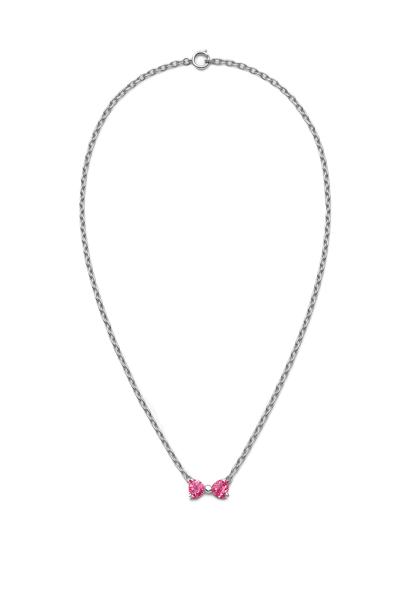 Collier avec pendentif en forme de nœud