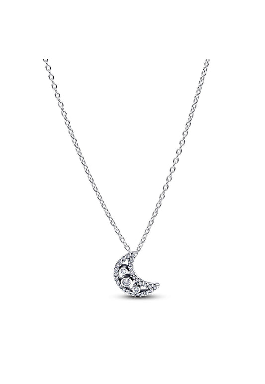 Collier pendentif croissant de lune