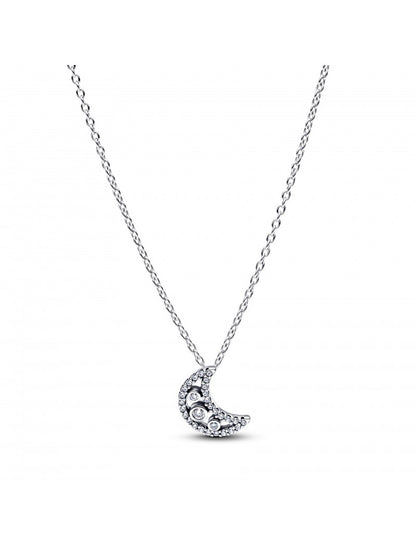 Collier pendentif croissant de lune