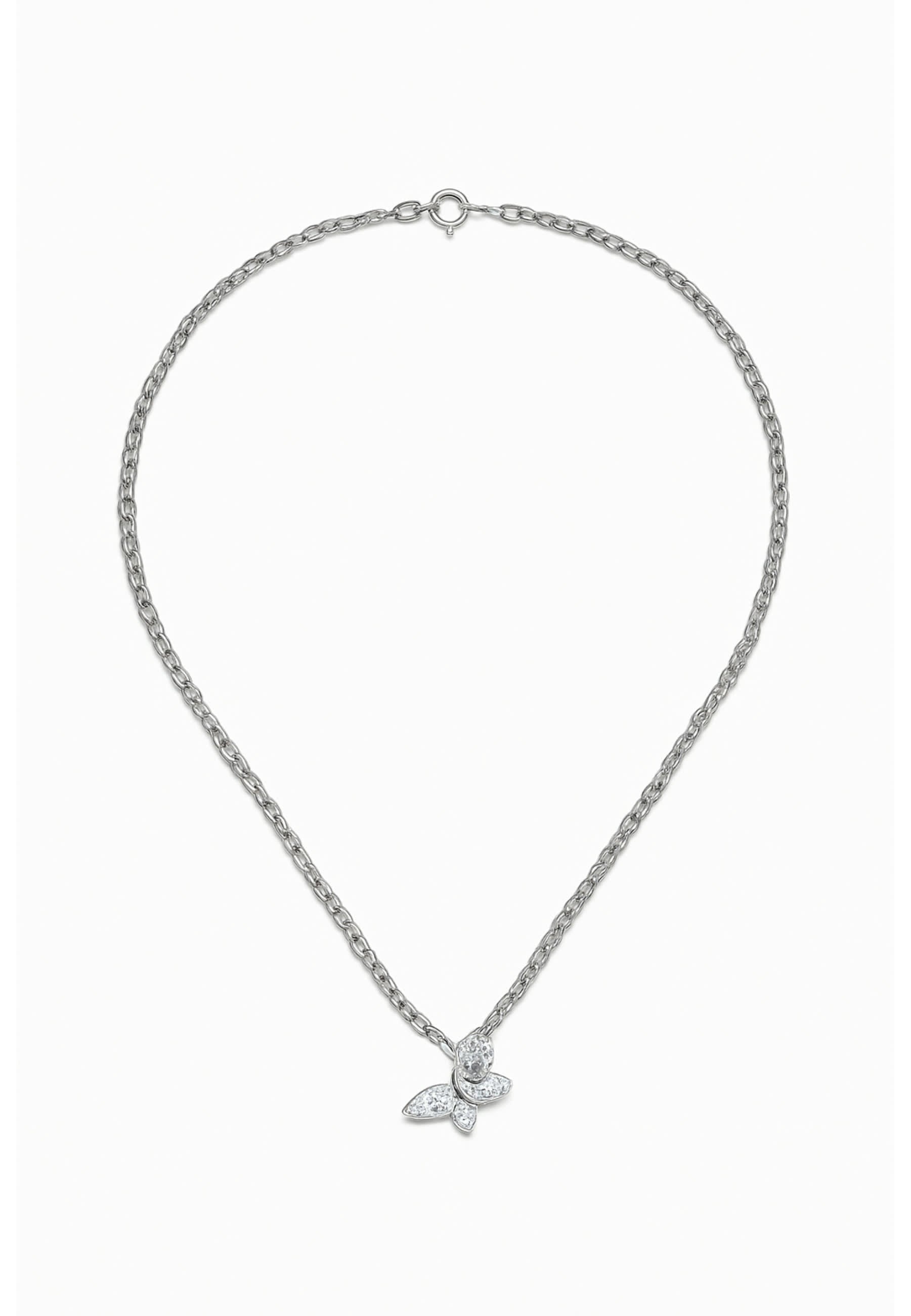 Collier pendentif papillon