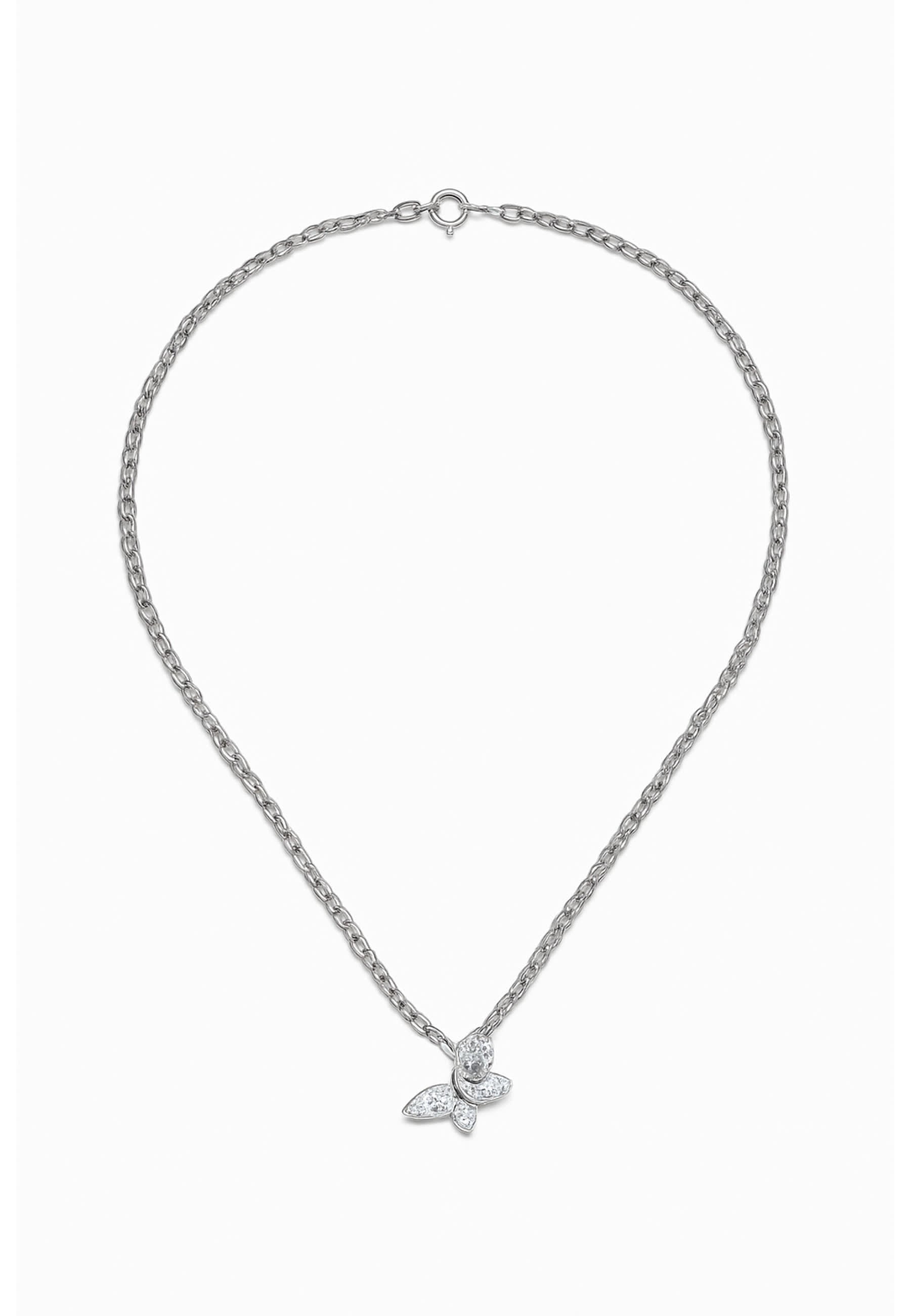 Collier pendentif papillon