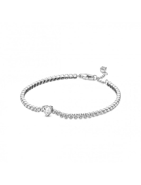 Bracelet Tennis Coeur Étincelant