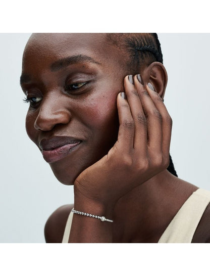 Argent 925/1000 Pierres mélangées Blanc